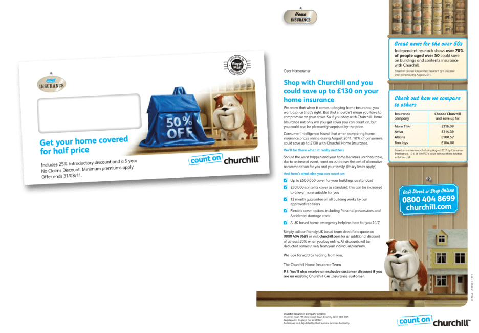 HOME INSURANCE LETTER